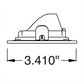 Juno Aculux Recessed Lighting 2338SQ2BHZ-BL-SF 2" 2 Heads LED Adjustable Pinhole Self Flanged Trim, Black Finish