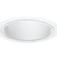 Juno Recessed Lighting 25W-WH (25 WWH) 6" Line Voltage, Straight Baffle Trim, White Baffle, White Trim