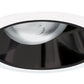 Juno Recessed Lighting 267B-WH (267 BWH) 6" Line Voltage, Adjustable Tapered Cone Trim, Black Reflector, White Trim