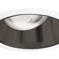 Juno Recessed Lighting 26B-WH (26 BWH) 6" LED, Line Voltage, Straight Cone Trim, Black Reflector, White Trim