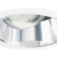 Juno Recessed Lighting 26C-WH (26 CWH) 6" LED, Line Voltage, Straight Cone Trim, Clear Reflector, White Trim