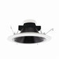 Juno Recessed Lighting 27HYP2-B-WH (27HYP2 BWH) 6" LED Hyperbolic Reflector Trim, Black Alzak Cone, White Trim Ring