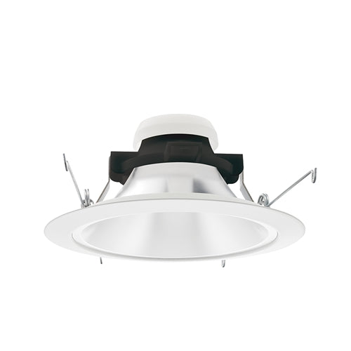 Juno Recessed Lighting 27HYP2-HZ-WH (27HYP2 HZWH) 6" LED Hyperbolic Reflector Trim, Haze Cone, White Trim Ring