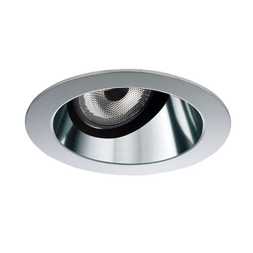 Juno Aculux 2AC CD FM Recessed Lighting 2" LED, Low Voltage Round Adjustable Angle Cut Cone, Haze Specular Flush Mount Trim