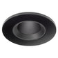 Juno Aculux 2APIN BD BLFM Recessed Lighting 1-1/4 inch Round Adjustable Pinhole with Black Diffuse Reflector, Flush Mount Black Trim