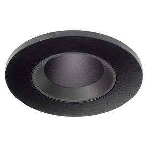 Juno Aculux 2APIN BD BLFM Recessed Lighting 1-1/4 inch Round Adjustable Pinhole with Black Diffuse Reflector, Flush Mount Black Trim