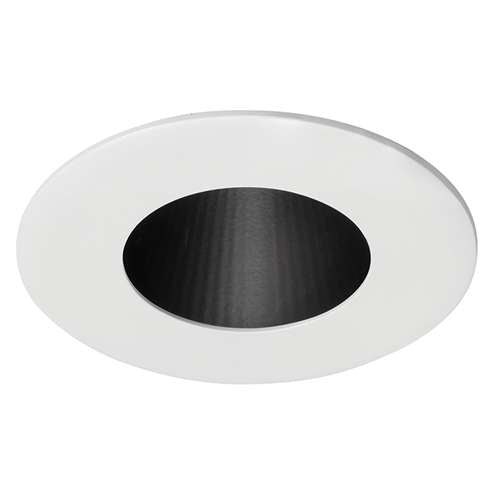 Juno Aculux 2APINLG BD WHSF WET Recessed Lighting 2" Round Adjustable Lensed Pinhole LED, Low Voltage Self Flange, White Trim