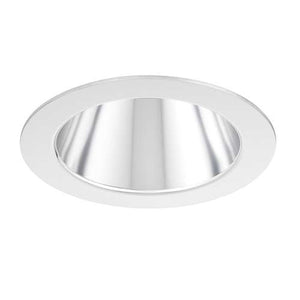 Juno Aculux 2DP CS SF 2007C-SF Recessed Lighting 2" LED Round Parabolic Downlight Clear Specular Self Flanged Trim