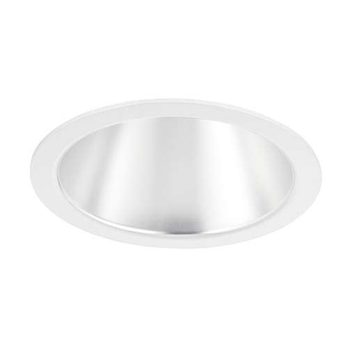 Juno Aculux 2DP W FM 2007W-FM Recessed Lighting 2" LED Round Parabolic Downlight White Specular Flush Mount Trim