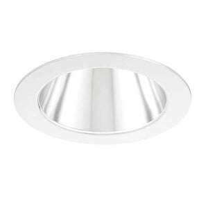 Juno Aculux 2DP W SF 2007W-SF Recessed Lighting 2" LED Round Parabolic Downlight White Specular Self Flanged Trim