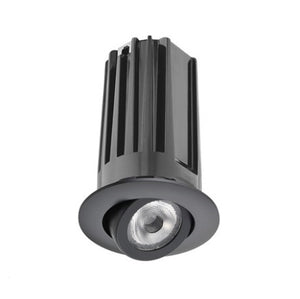 Juno 2" LED Recessed Lighting 2LEDTG2A-835S-BL 2" LED Gen 2 Round Adjustable 3500K 80 CRI, Spot Beam, Black Finish
