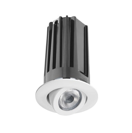 Juno 2" LED Recessed Lighting 2LEDTG2A-935F-WH 2" LED Gen 2 Round Adjustable 3500K 90 CRI, Flood Beam, White Finish