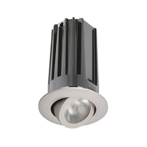 Juno 2" LED Recessed Lighting 2LEDTG2A-935N-SN 2" LED Gen 2 Round Adjustable 3500K 90 CRI, Narrow Flood Beam, Satin Nickel Finish