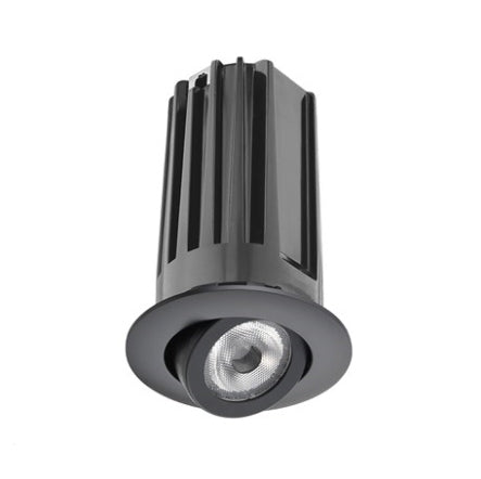 Juno 2" LED Recessed Lighting 2LEDTG2A-941S-BL 2" LED Gen 2 Round Adjustable 4100K 90 CRI, Spot Beam, Black Finish