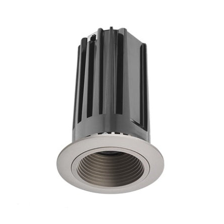 Juno 2" LED Recessed Lighting 2LEDTG2B-830S-SNSN 2" LED Gen 2 Round Downlight Baffle 3000K 80 CRI, Spot Beam, Satin Nickel Baffle, Satin Nickel Trim Ring