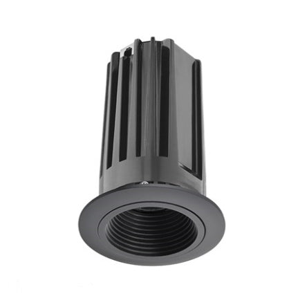 Juno 2" LED Recessed Lighting 2LEDTG2B-930F-BBL 2" LED Gen 2 Round Downlight Baffle 3000K 90 CRI, Flood Beam, Black Baffle, Black Trim Ring