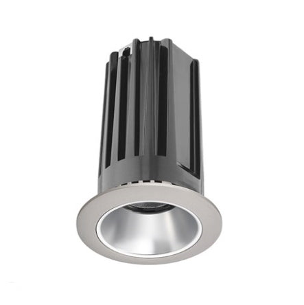 Juno 2" LED Recessed Lighting 2LEDTG2C-930F-HZSN 2" LED Gen 2 Round Downlight Cone 3000K 90 CRI, Flood Beam, Haze Reflector, Satin Nickel Trim Ring