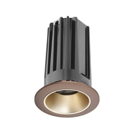 Juno 2" LED Recessed Lighting 2LEDTG2C-941F-WHZBZ 2" LED Gen 2 Round Downlight Cone 4100K 90 CRI, Flood Beam, Wheat Haze Reflector, Bronze Trim Ring