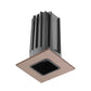 Juno 2" LED Recessed Lighting 2LEDTG2SQ-941S-BBZ 2" LED Gen 2 Square Downlight Cone 4100K 90 CRI, Spot Beam, Black Reflector, Bronze Trim Ring