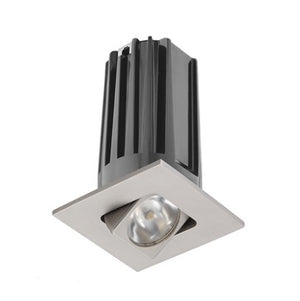 Juno 2" LED Recessed Lighting 2LEDTG2SQA-830S-SN 2" LED Gen 2 Square Adjustable 3000K 80 CRI, Spot Beam, Satin Nickel Finish