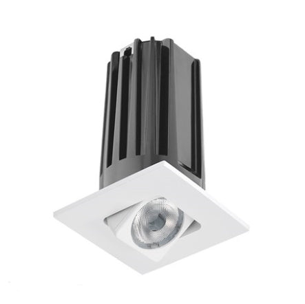 Juno 2" LED Recessed Lighting 2LEDTG2SQA-927F-WH 2" LED Gen 2 Square Adjustable 2700K 90 CRI, Flood Beam, White Finish