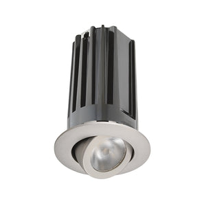 Juno 2" LED 2LEDTRIM G2 ADJ 35K 90CRI FL SN Recessed Lighting 2" LED Gen 2 Round Adjustable 3500K 90 CRI, Flood Beam, Satin Nickel Finish