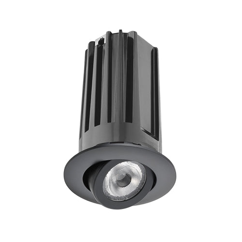 Juno 2" LED 2LEDTRIM G2 ADJ 35K 90CRI SP BL Recessed Lighting 2" LED Gen 2 Round Adjustable 3500K 90 CRI, Spot Beam, Black Finish