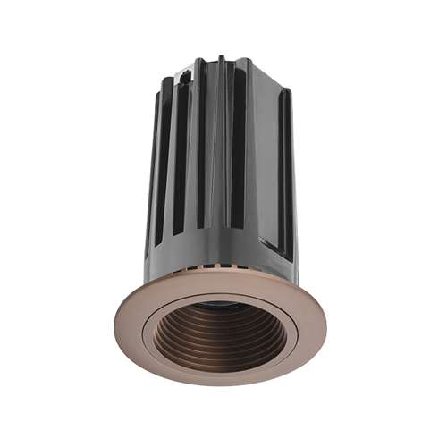 Juno 2" LED 2LEDTRIM G2 DB 30K 80CRI FL BZBZ Recessed Lighting 2" LED Gen 2 Round Downlight Baffle 3000K 80 CRI, Flood Beam, Bronze Baffle, Bronze Trim Ring