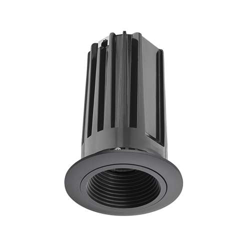 Juno 2" LED 2LEDTRIM G2 DB 30K 90CRI FL BBL Recessed Lighting 2" LED Gen 2 Round Downlight Baffle 3000K 90 CRI, Flood Beam, Black Baffle, Black Trim Ring