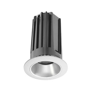 Juno 2" LED 2LEDTRIM G2 DC 30K 80CRI FL HZWH Recessed Lighting 2" LED Gen 2 Round Downlight Cone 3000K 80 CRI, Flood Beam, Haze Reflector, White Trim Ring