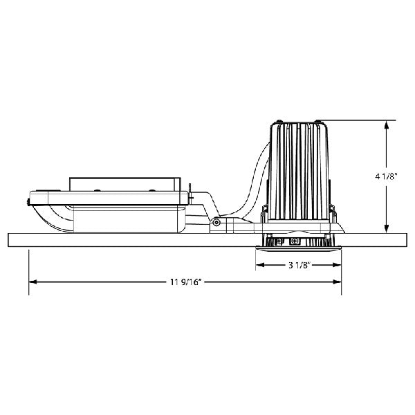 Juno 2" LED 2LEDTRIM G2 DB 30K 80CRI SP BRZBRZ Recessed Lighting 2" LED Gen 2 Round Downlight Baffle 3000K, 80 CRI, Spot Beam, Bronze Baffle, Bronze Trim Ring