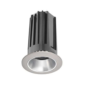 Juno 2" LED 2LEDTRIM G2 DC 30K 90CRI NFL HZSN Recessed Lighting 2" LED Gen 2 Round Downlight Cone 3000K 90 CRI, Narrow Flood Beam, Haze Reflector, Satin Nickel Trim Ring