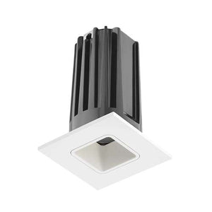 Juno 2" LED 2LEDTRIM G2 SQ 30K 80CRI SP WWH Recessed Lighting 2" LED Gen 2 Square Downlight Cone 3000K 80 CRI, Spot Beam, White Reflector, White Trim Ring