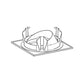 Juno Recessed Lighting 47LSQ-W-WH (47LSQ WWH) 4" Adjustable Square Cone Trim, White Reflector White Trim