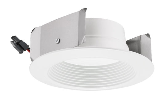 Juno 4JBLDT DB 35K 90CRI WWH Recessed Lighting 4" Downlight Baffle Trim, 3500K Color Temperature,90 CRI, White