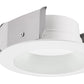 Juno 4JBLDT DC 40K 90CRI WWH Recessed Lighting 4" Downlight Cone Trim, 4000K Color Temperature,90 CRI, White