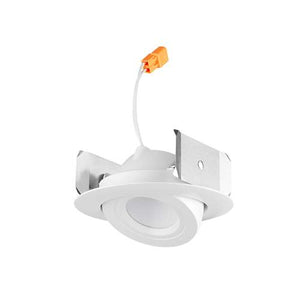 Juno 4RLA G2 06LM 27K 90CRI WFL 120 FRPC WH Recessed Lighting Adjustable 4" LED Retrofit Trim 2700K, 90 CRI 750 lumens, Wide Flood, White Finish, Less Medium Base Socket Adapter