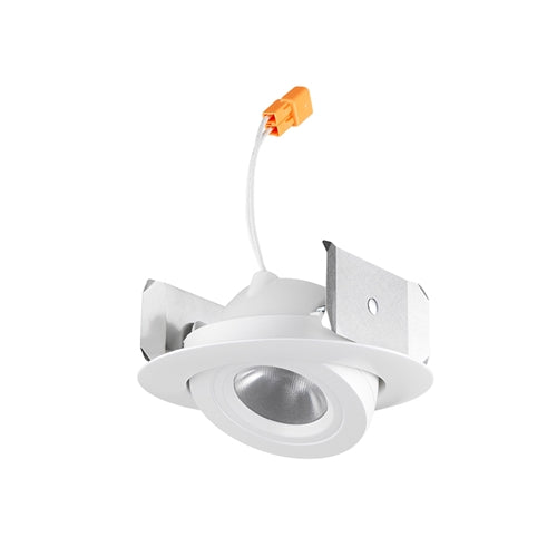 Juno Recessed Lighting 4RLAG2-930-6-N-WH 4" LED Retrofit Trim 3000K, 90 CRI 750 lumens, Narrow Flood, White Finish, Less Medium Base Socket Adapter