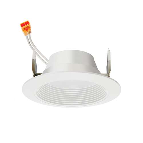 Juno 4RLD G2 06LM 30K 90CRI 120 FRPC WWH Recessed Lighting Downlight 4" LED Retrofit Baffle Trim 3000K, 90 CRI, 650 Lumens, White Finish