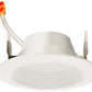 Juno Recessed Lighting 4RLD-930-6-WWH Downlight 4" LED Retrofit Baffle Trim 3000K, 90 CRI, 650 Lumens, White Finish