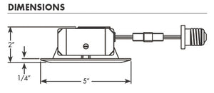 Juno Recessed Lighting 4RLD-930-6-WWH Downlight 4" LED Retrofit Baffle Trim 3000K, 90 CRI, 650 Lumens, White Finish