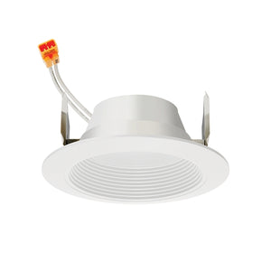 Juno 4RLD G3 06LM 35K 90CRI 120 FRPC WWH Recessed Lighting Downlight 4" LED Retrofit Baffle Trim 3500K, 90 CRI, 650 Lumens, White Finish