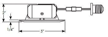 Juno Recessed Lighting 4RLDG2-935-6-WWH Downlight 4" LED Retrofit Baffle Trim 3500K, 90 CRI, 650 Lumens, White Finish