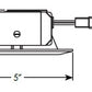 Juno Recessed Lighting 4RLDG2-935-9-WWH Downlight 4" LED Retrofit Baffle Trim 3500K, 90 CRI, 900 Lumens, White Finish