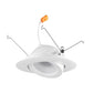 Juno Recessed Lighting 5RLA-930-6-N-WH 5" LED Retrofit Trim 3000K, 90 CRI 634 lumens, Narrow Flood, White Finish, Less Medium Base Socket Adapter