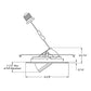 Juno Recessed Lighting 5RLA-930-6-W-WH 5" LED Retrofit Trim 3000K, 90 CRI 634 lumens, Wide Flood, White Finish, Less Medium Base Socket Adapter