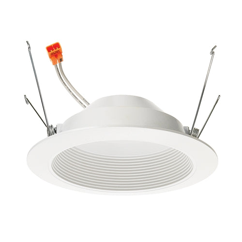 Juno 5RLD G3 09LM 27K 90CRI 120 FRPC WWH Recessed Lighting Downlight 5" LED Retrofit Baffle Trim 2700K, 90 CRI, 900 Lumens, White Finish