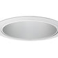 Juno Aculux Recessed Lighting 627HZ-SC 5-5/8" Line Voltage Deep Downlight Cone, Haze Alzak Reflector, Satin Chrome Trim