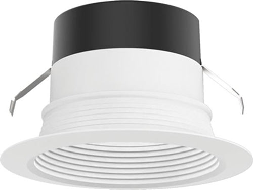 Juno  65SEMW HL SWW5 90CRI CP6 M2 14.5W 5"/6" Switchable White LED Trim Kit, Baffle Trim, 1200 Lumens, Switchable CCT 2700K-5000K, 90 CRI, 120V, White, 6 Units Contractor Pack