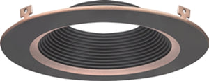 Juno 65BEORB R4 6" Baffle Trim Insert, Oil-Rubbed Bronze, Retail Pack of 4 Units